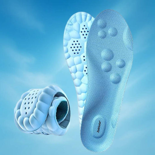 Blue shoe insoles 